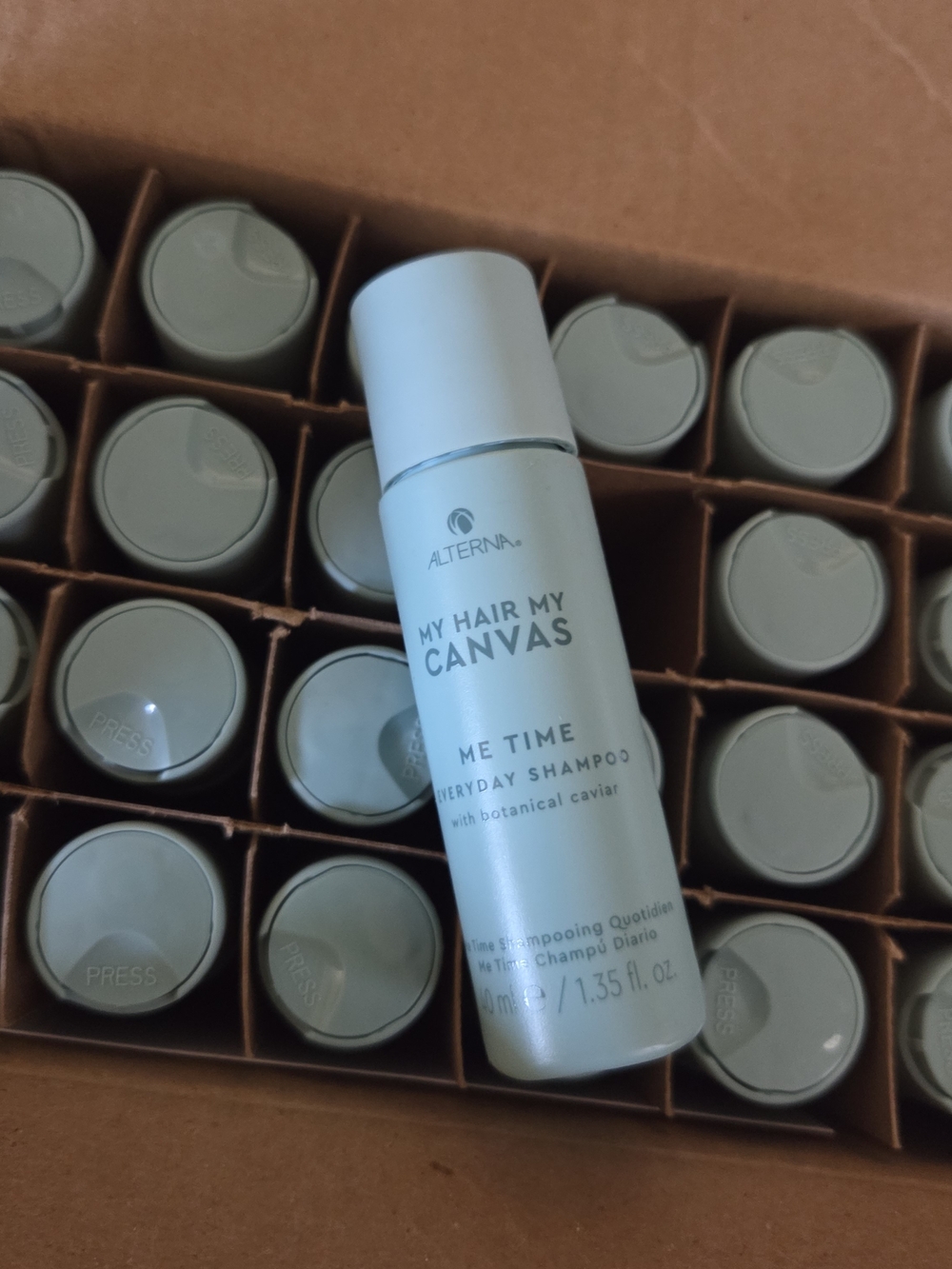 Lot of 24 Alterna My Hair My Canvas Me Time Everyday Shampoo 40mL Travel Size